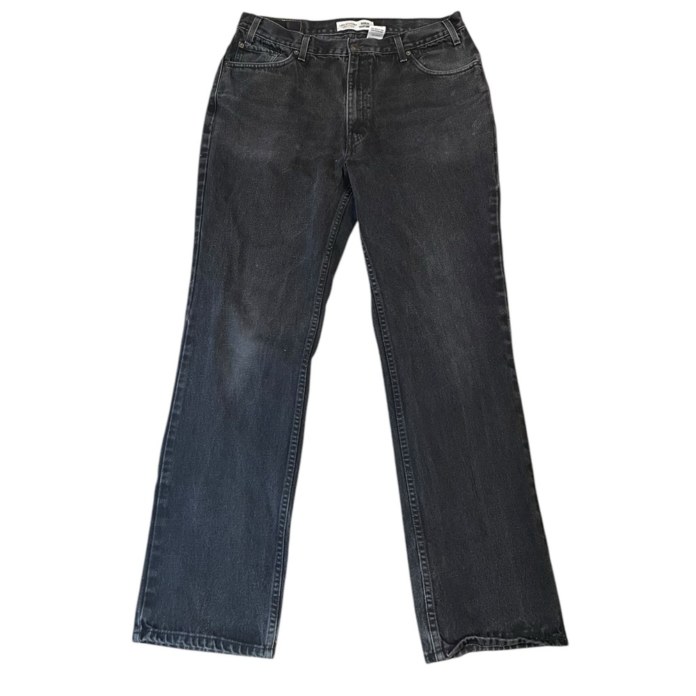 Levi’s Signature Regular Fit Black Denim Jeans Size 38x34